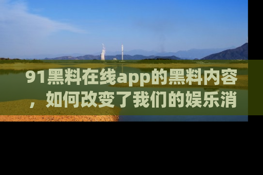 91黑料在线app的黑料内容,如何改变了我们的娱乐消费习惯?