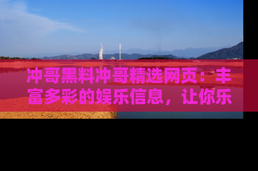 冲哥黑料冲哥精选网页：丰富多彩的娱乐信息，让你乐不停息