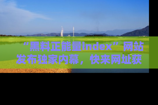 “黑料正能量index”网站发布独家内幕，快来网址获取精彩内容吧！