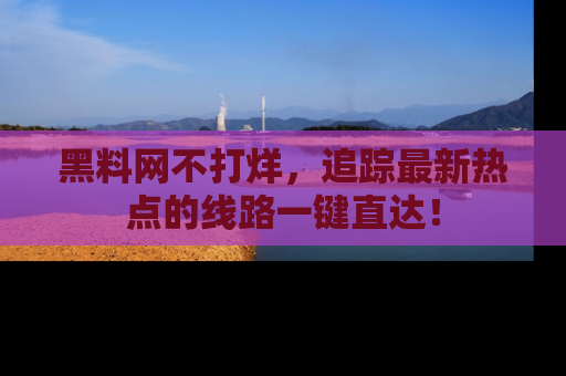 黑料网不打烊，追踪最新热点的线路一键直达！