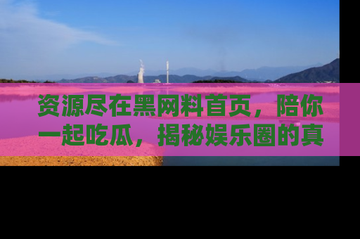 资源尽在黑网料首页,陪你一起吃瓜,揭秘娱乐圈的真实内幕